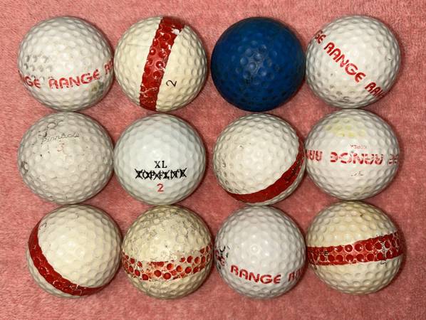 FREE_ One Dozen Range / Water Golf Balls. 1