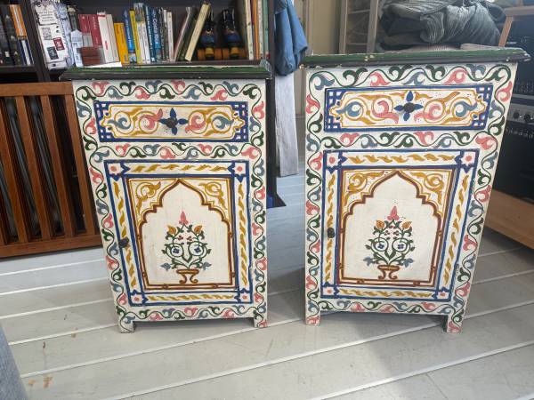 Moroccan-style Nightstands (pair) 1