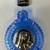 Holy Water Bottle, Blue glass silver metal medallion of the Mary 4 thumbnail