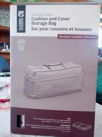 Patio cushion storage bag like new 1