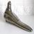 Pair Jaru Mid Century Silvered Ceramic Bird Sculptures 4 thumbnail