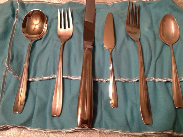 Sterling Silver Tiffany Flatware Set 1