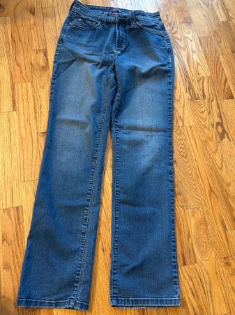 NYDJ Women Straight Blue Jeans- Not Your Daughters Jeans Size 2 1