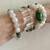 Bundle of 3 Natural Stones Healing Bracelets, Handmade, Bohemian style 1 thumbnail