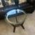Modern Glass Top Round Side Table 7 thumbnail