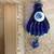 We See Stars Glass Hand Eye Necklace Made In Brooklyn Blue Hamsa 11 thumbnail