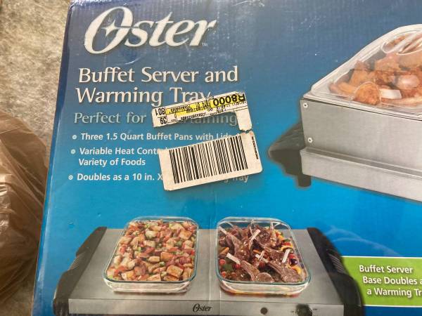Buffet Server and Warming Tray 1