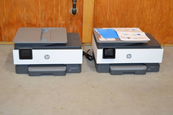 2 HP Office Jet Pro 8025e Printers ~ Need Ink ~ $25. Each 1