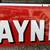 Porcelian Wayne Feed Sign One of Three 3 thumbnail