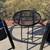 ( BLACK )  3 PIECE  METAL ROCKING CHAIRS AND TABLE 4 thumbnail