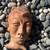Hand-Sculpted Clay Face – Signed Ceramic Wall Art or Garden Decor 1 thumbnail