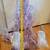 Purple Beaded Chandelier 6 Lights ceiling fixture Boho, 4 thumbnail