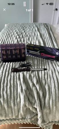 curling irons and curling hair set 1