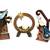 QVC Joy Nativity Scene Wooden 3 Piece Set Christmas Decoration Wood 1 thumbnail