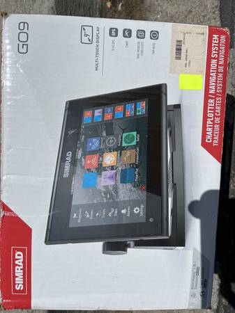 Simrad chart plotter navigation system 1