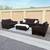 Large Brown Sofa Loveseat Chair + Ottoman - Delivery 2 thumbnail