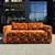 Mid Century Velour Loveseat 3 thumbnail