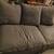 Large sofa bed couch (grey) and small easy rocking chair 1 thumbnail