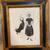 Black & gold, ornate framed Vintage pictures, artistic women 16 thumbnail
