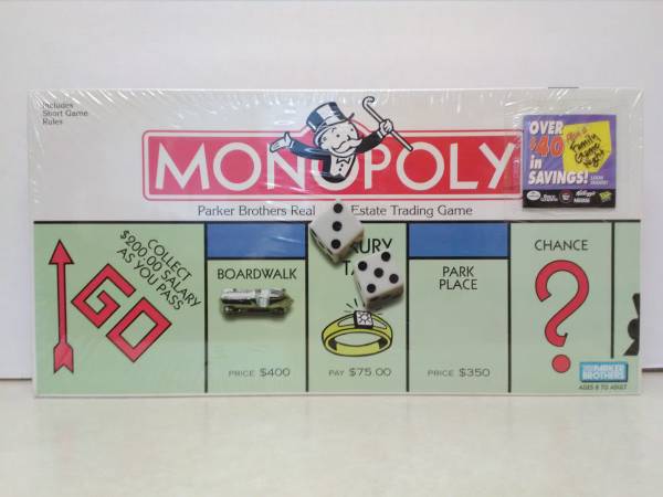 MONOPOLY 1996 - Orig. Sealed, Pristine 1
