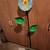 Hand painted glass yard flowers 5 thumbnail