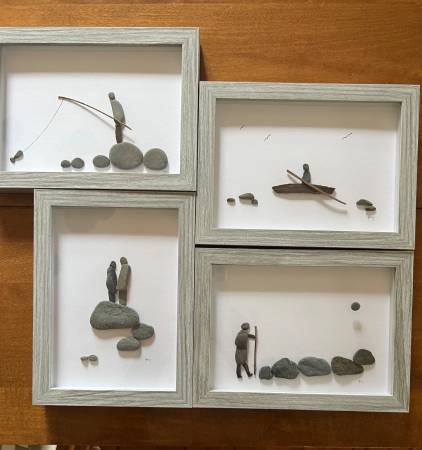 Pebble and Sea Glass Art/Pictures 1
