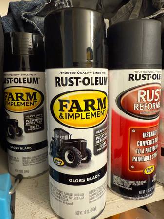 Rustoleum farm and implement spray paint 1