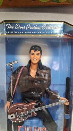 ELVIS COLLECTION "30TH ANNIVERSARY '68 TV SPECIAL  DOLL 1998 1