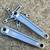MINT Kooka Road Cranks 130 BCD 175mm Silver Vintage Retro Bike CNC Double Rare 1 thumbnail