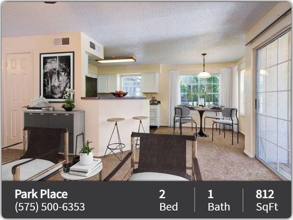 $1,075 / 2br - 812ft2 - Feel at home your first night! Fall in love with your 2 BR / 1 BA! (Las Cruces - Near NMSU)63861850032899121