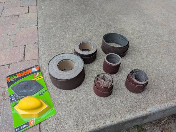 3" sandpaper for drum sander 1