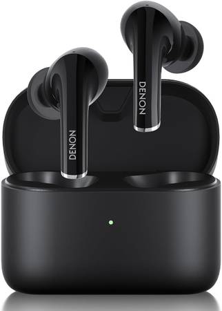 Denon AH-C830NCW Active Noise Cancelling Earbuds, 24-Hr Battery 3 Mics 1