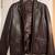 Genuine Italian Lambskin Leather Jacket Womens Medium Dark Brown 2 thumbnail