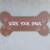 “Wipe your Paws” Dog Quote on Wood Plate Art 2 thumbnail