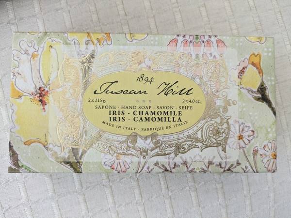 Tuscan Hill Iris-Chamomile Hand Soaps - made in Italy - new 1