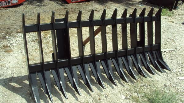 72" heavy duty root / brush / rock rake for John Deere tractors 1