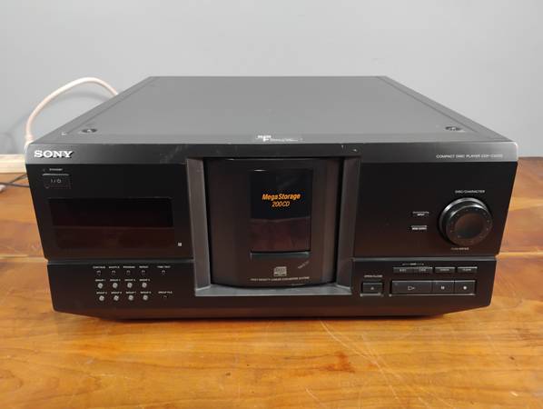 SONY 200 CD Carousel Player / Changer 100% tested Working 1