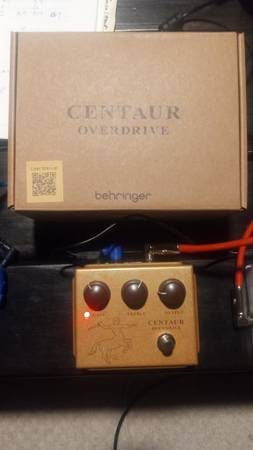 Behringer Centaur Overdrive Pedal - Pre Lawsuit - musical