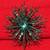 GLITTERED AND SEQUINED BURST ORNAMENT, TURQUOISE (Set of 4) 5 thumbnail