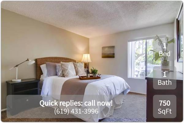 $2,195 / 1br - 750ft2 - Cats and Dogs Welcome! We are Pet Friendly! 1 BD / 1 BA (La Mesa - Near Costco and 8 Freeway)63865702644867122