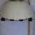 MCM VINTAGE INDUSTRIAL SIZE WHITE ENAMELWARE CEILING FIXTURE SHADE 3 thumbnail