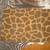 NWT brown Giraffe Jute Rug/mat 20x30 1 thumbnail