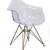 Clear Modern Eames Style Eiffel Base Armchair- set of 5 1 thumbnail