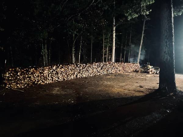 Seasoned red and post oak will have it all winter 1