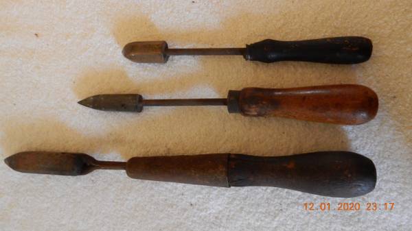 Three Antique Soldering Irons 1