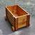 Vintage 1985 Handcrafted Signed & Dated Wooden Toy Box with Wheels 3 thumbnail