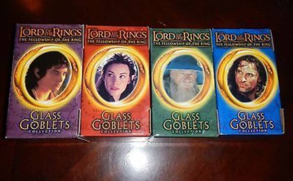 2001 LOTR BK Goblets 1