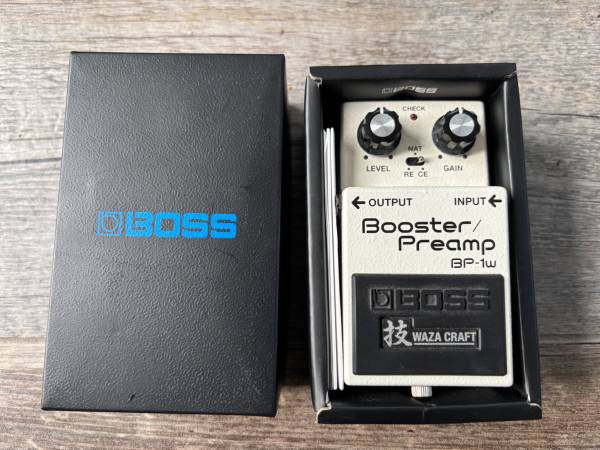 20日迄限定値下　BOSS WAZA CRAFT BP-1W BOSS BP-1W Waza Booster and Preamp Pedal BP-1W B&H Photo Video