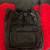 Black Leather Backpack  Stylish black leather backpack with front zipp 6 thumbnail
