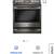 Slide stove gas range convection oven LG 5 burner black stainless 4 thumbnail